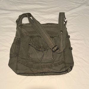 H&M Distressed Cargo Messenger Bag